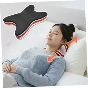 경추 견인 스트레칭 목 교정 마사지 도구 거북목 일자목 개선 두통 어깨 결림