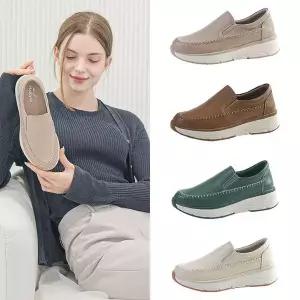 [NS홈쇼핑]헬시온 소가죽 키높이 슬립온[35707585]