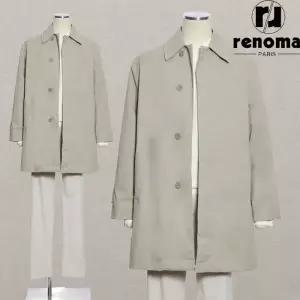 [롯데백화점]레노마 [얼리버드]SS 베이지 솔리드 초경량 오버핏 트렌치 맥 코트 RQMIBH05AJD