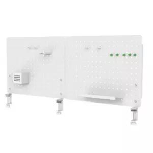 카멜마운트 클램프 무타공 책상 파티션 타공판 화이트 BNA