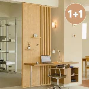 1 1 가벽 인기조합! 스트라이프+타공판 인테리어 타공 가림막 파티션