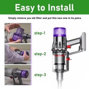 다이슨 V10 슬림 V10 디지털 슬림 SV18 HEPA 필터 부품 핸드홀드 무선 진공 청소기 세척 가능 필터 교체