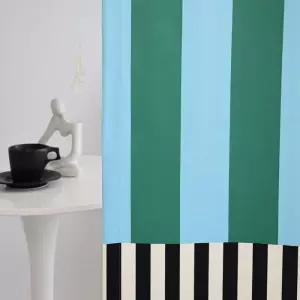 /메종텍스타일 생활암막 스트라이프커튼 아트웨이브 기본핀135x230cm