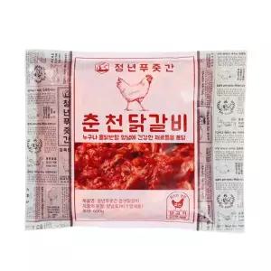 인정식탁 춘천닭갈비볶음용 양념 닭갈비 600g 1팩 (춘천직송)