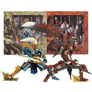 Revoltech Yamaguchi 몬스터 헌터 액션 피규어 Rathalos Zinogre 입상 PVC 컬렉션 Kaiyodo 남성 파이어 드