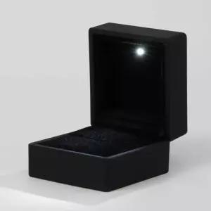 블랙 반지선물케이스 반지상자 프로포즈반지케이스 결혼반지케이스 LED반지케이스