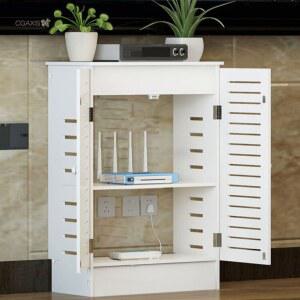 셋탑박스정리함 가리개 셋톱박스 셋탑박스 와이어 얇은 케이블 벽걸이 정리함 수납함 관리