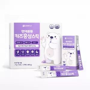 명인이 선택한 6년근 어린이홍삼 면역튼튼 키즈홍삼스틱 포도맛 30포