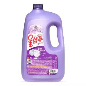 애경 울샴푸 세탁세제 퍼플 라일락 본품 3L 1개