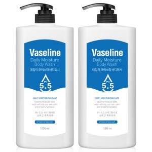 바세린 바디워시 대용량 1000ML 2개 약산성 바디클렌저