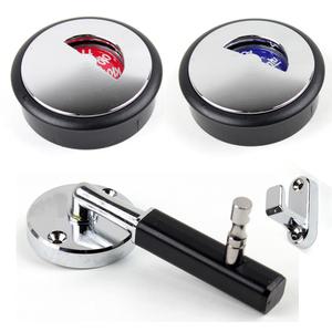 블랙 막대 장애우용 큐비클 화장실 잠금쇠 잠금장치