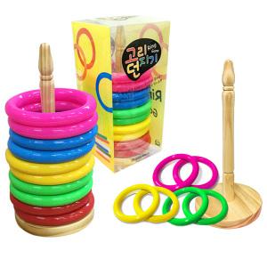 국민교육사 고리던지기 링던지기 원목 링 체육대회 운동회 명절놀이 유아교구