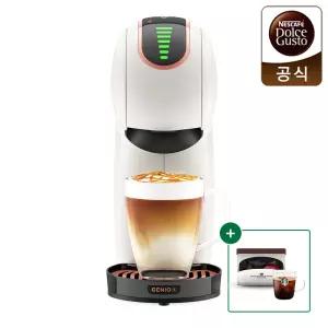 [굿즈] 돌체구스토 캡슐 커피머신 지니오 S 쉐어 스타벅스 앳홈 팩 크림+캡슐 6P 틴케이스 + 글라스 머그370ml