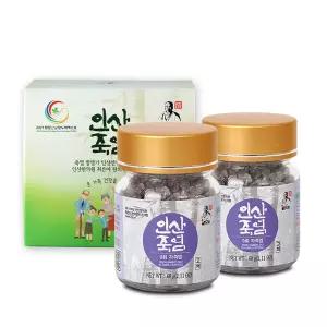 인산죽염 9회구운 자죽염 고체 60g 2개 선물세트 내 몸을 이롭게 하는 죽염소금
