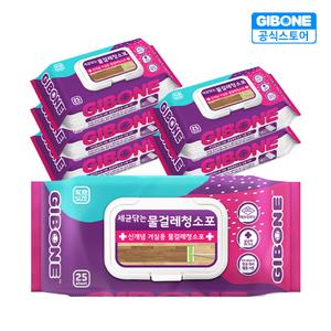 기본에 세균닦는 물걸레 청소포 특대형 6팩