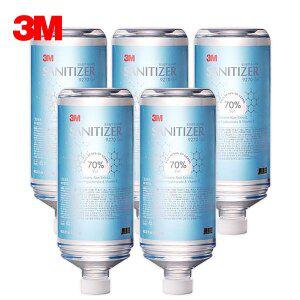 3M 리필 손소독제 에탄올 70% 1200ml x5개 9270