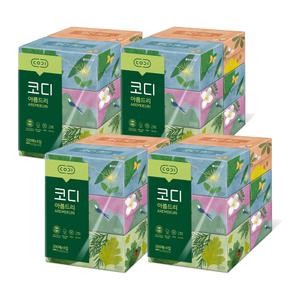 코디 아름드리 미용티슈, 200매, 6입, 4개