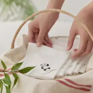 뉴코코맘 무형광 밤부클래식 손수건  면100% 손수건