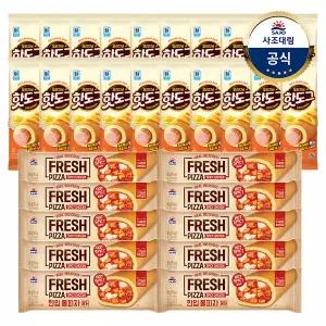 [대림냉동] 대림선 핫도그 80g x20개 +한입롤피자불닭 80g x10개