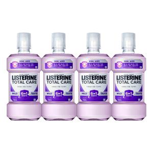 리스테린액 토탈케어 마일드, 750ml, 4개