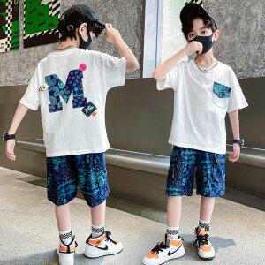 [삐삐네옷가게]남아 주니어 썸머M 여름 반바지 상하세트