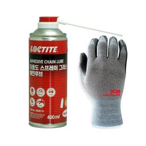세트 록타이트 스프레이 그리스 체인루브 400ml  ICM코팅장갑   침투성 물구리스