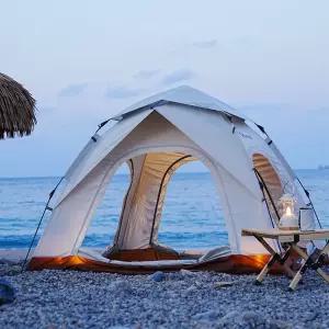 카르닉 4도어 스퀘어 원터치 텐트 3-4인용 캠핑 감성 피크닉 나들이