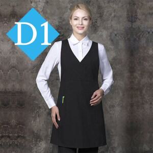 주문제작 / AC1515브이넥 조끼형 랩 앞치마 / 식당 주방 작업용 급식실 어린이집 미술 공방 청소