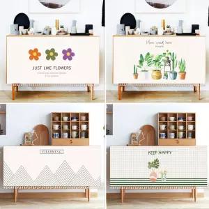 가리개 커튼 찍찍이 가림막 패브릭포스터 주방 책장