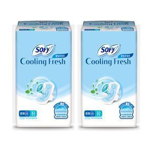 쏘피 쿨링프레쉬 날개형, 중형, 32매, 2개