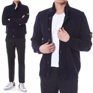 [명품] 와펜패치 버튼집업 니트 가디건7915547A3 A0020