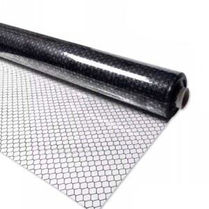 PVC 벌집형 필름 제전 난연 시트 메쉬 보호 1 37X10MX0 3MM 비닐 투명 망 무정전