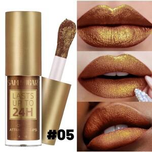 립틴트 립글로스 글리터 샤이니 볼드 & 인텐스 메탈릭 립 글레이즈 펄센트 틴트 방수성 오래 지속되는 글로