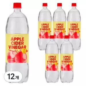 클룹 애사비소다 가성비 대용량 오리지널 제로 애플 사이다 비니거 1.5L 12개