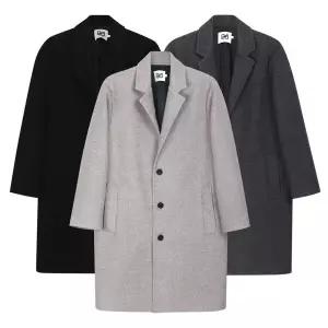 [모로엠] 멘즈 모던 클래식 테일러 카라 울혼방 싱글코트 MO-CTW-Q001