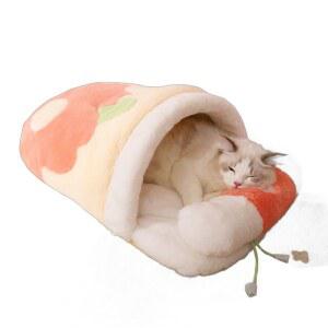 고양이숨숨집 하우스 텐트 대형 동굴 방석 바구니 침대 쿠션 펫 온열 겨울