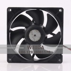 니덱 12V 48V 0.14A EC 92X92X25MM 9CM 3선 무소음 고풍량 인버터 U92T24MUA7-53J2용 케이스 쿨링 팬