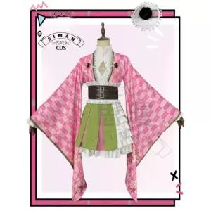 귀멸의칼날 칸로지 미츠리 코스프레 의상 귀칼 애니 캐릭터 코스튬 할로윈 이벤트 복장