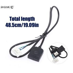 자동차 심카드 슬롯 어댑터 라디오 멀티미디어 GPS 4G 20 핀 케이블 커넥터 액세서리 전선 교체 부품 1 개