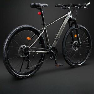 산악용 자전거 MTB 27단 접이식자전거 경량 오프로드 그레이 폴딩 팻바이크 입문용