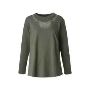 [롯데백화점]몬테밀라노 골지 소매 라운드 애리 티셔츠 XX209T3252A