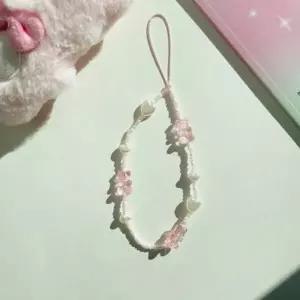 (색상 1컬러)글리밍유 핸드폰줄 폰스트랩 휴대폰스트랩 스트랩 비즈스트랩 핸드폰키링 갤럭시스트랩 러브