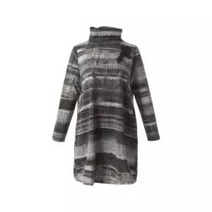 [롯데백화점]몬테밀라노 발포 모티브 목폴라 원피스 XK212O2672A