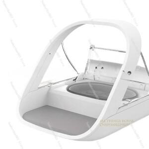 슈어피드 스마트 칩 인식 유도 다묘 자동 급식기 습식 사료 보존 애완 고양이 그릇 해충 방제 선물 칩