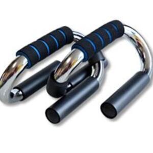 [2개구성] S형 크롬형 헬스 푸샵바 팔굽혀펴기 운동 푸쉬업바 AEW406D54