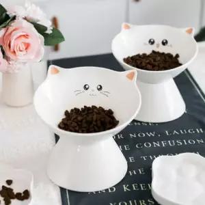 고양이 쁘띠 도자기 밥그릇 반려묘 반려견 강아지식 동물 용품