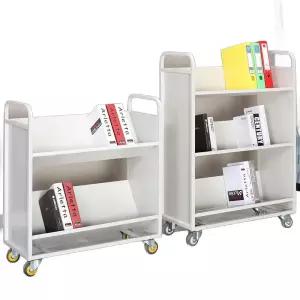 북 북트럭 서점 도서관 책꽂이 수납 바퀴달린 북카트 카트