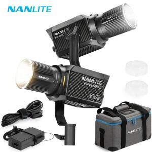 Nanlite Forza 60B II 바이컬러 2700K-6500K LED 조명 FM 마운트 보웬스 어댑터 전문 영화 방송 비디오 제