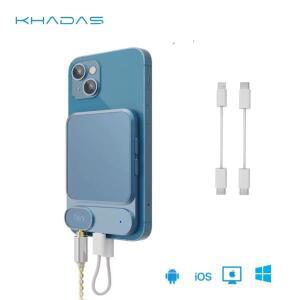 Khadas Tea 휴대용 USB DAC 자기 Bluetooth 헤드폰 앰프 8H 재생 ES9281AC Pro APP 지원 PCM 384KHz DSD 25