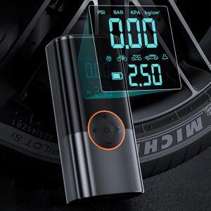 휴대용 점프 스타터 탑재 타이어 공기 주입기, 자동차 배터리 SUV 및 트럭용 전동 에어 펌프